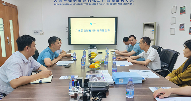 東莞市工信局、市倍增辦領(lǐng)導(dǎo)一行蒞臨貝洛新材參觀指導(dǎo)
